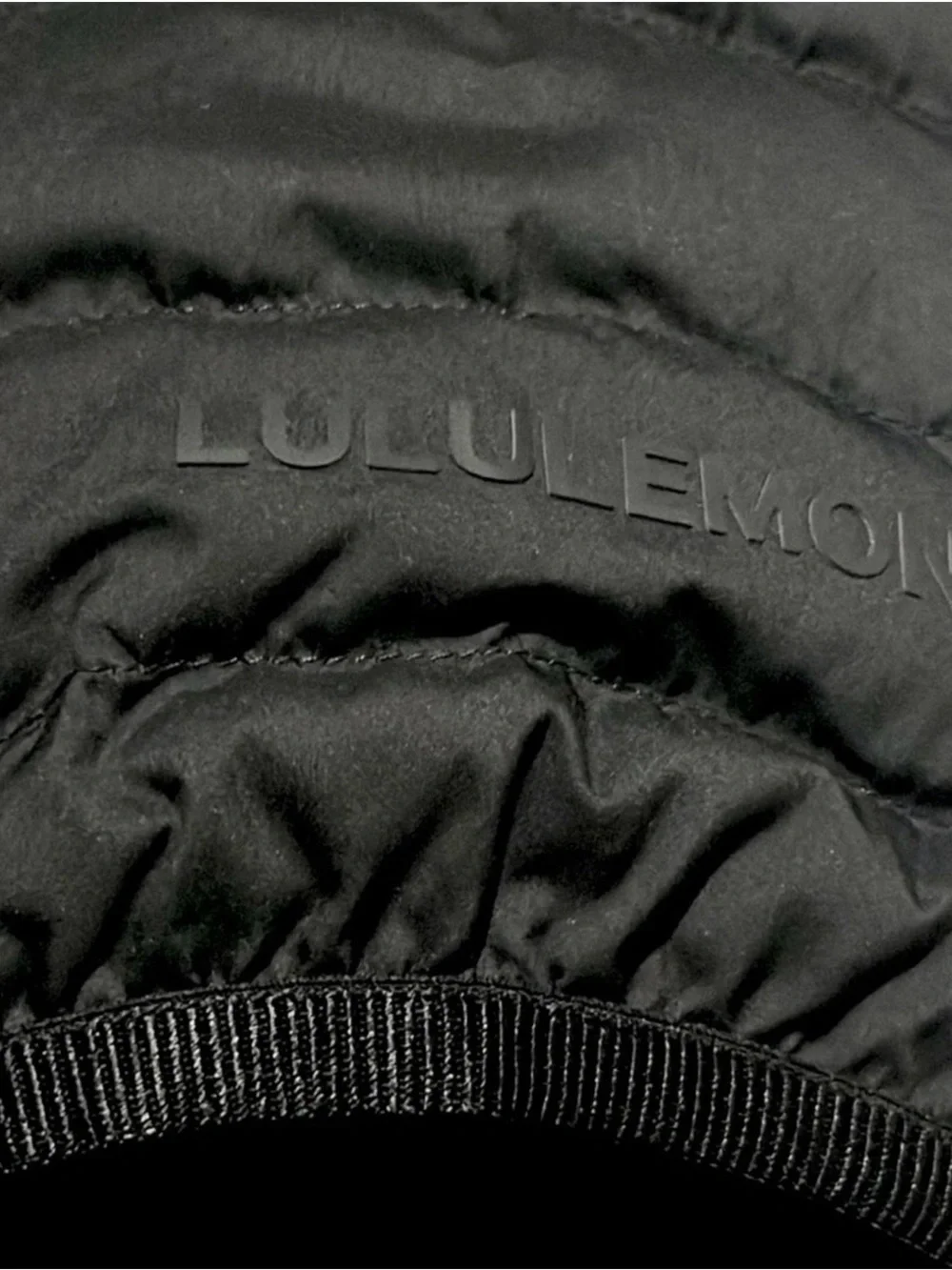 lululemon athletica Black Quilted Packable Puffer Jacket